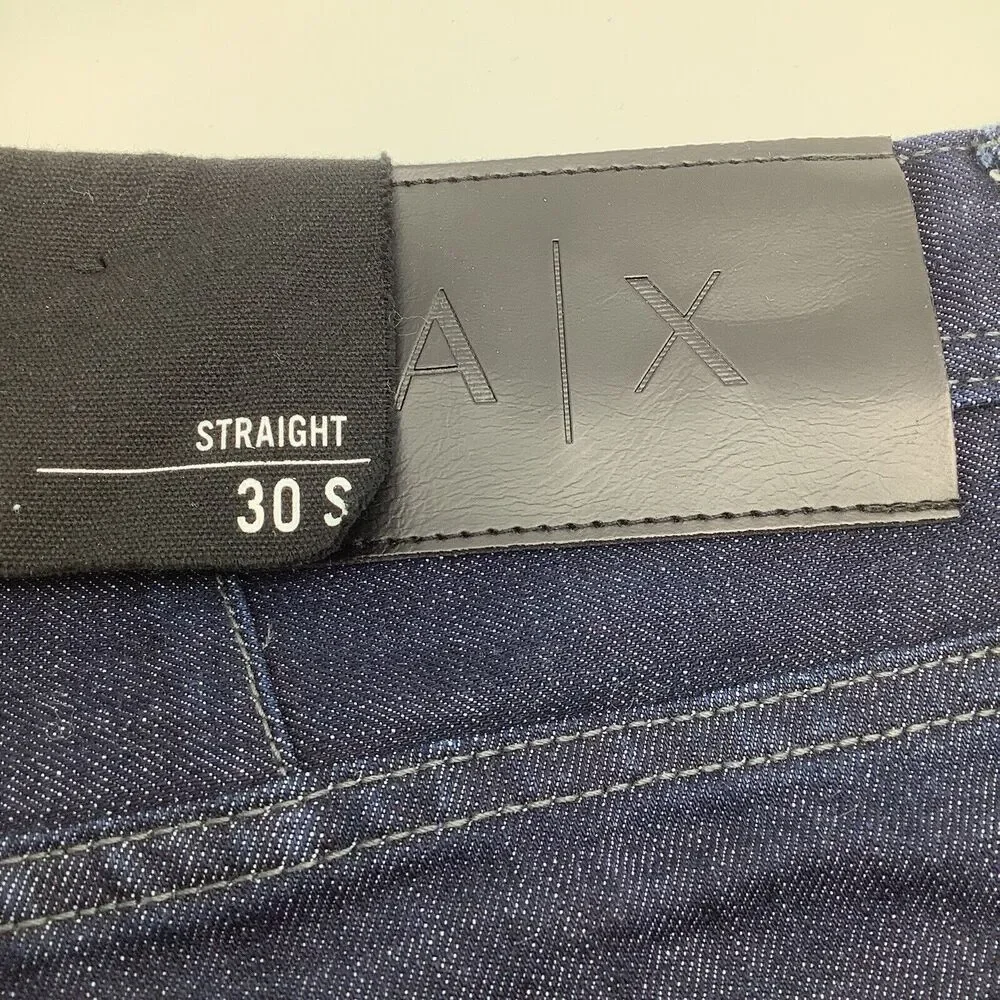 Armani Exchange‎ AX Mens J16 Straight Jeans Size 30 x 28.5 NWT